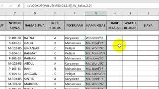 [Basic] Tugas Excel Peggabungan Rumus IF Left Right Mid