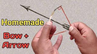 How to Make a Bow and Arrow at Home | Bow Tutorial How to Make Mini Bow and Arrow | Popsicle Sticks