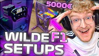 5000€ Kunst RACING STUHL?!  - Zuschauer F1 Setups BEWERTEN | CutterLukas