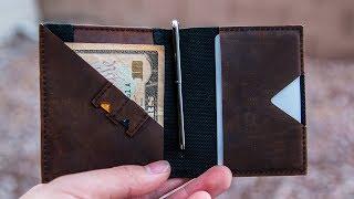 Minimal EDC Wallet Holds Cards, Cash, AND Coins - Modest Mark Bifold w/ RFID & Walkie Pen Review