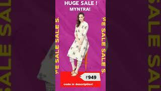 MYNTRA HUGE SALE 2021 IS GOING ON UPTO 69% OFF #MYNTRA