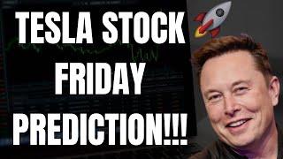  TESLA STOCK FRIDAY PREDICTION!! TSLA, SPY, NVDA, AAPL, META, AMZN, COIN, AMD, & QQQ PREDICTIONS!