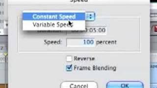 Final Cut Pro 5 Tutorial: Affecting Video : Applying Slow Motion & Fast Motion Effects in Final Cut Pro 5: Free Tutorial