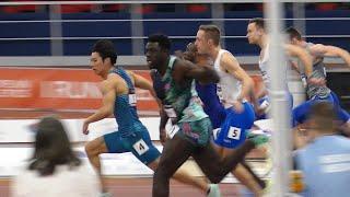 Ryuichiro Sakai (JPN) 6.62 1st Place 60 m Final Belgrade 2023