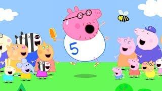 Daddy Pig Does Fun Run for Mending Peppa Pig's School Bus