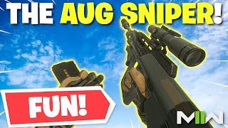 Modern Warfare 2 - The AUG SNIPER! STB 556 SINGLE TAP MOD ATTACHMENT SNIPER BUILD REVIEW!