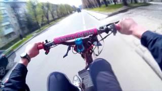 honda dio af 27/Уроки станта/вилли на мопеде/Stunt/как валить на заднем/обзор/