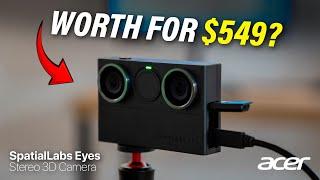 Acer SpatialLabs Eyes Stereo 3D Camera Review: Is it worth $550?