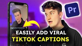 How To Add Viral TikTok Captions [Premiere Pro]
