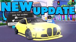 *NEW* CAR, RACE & CASH CODE in Drive World!