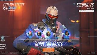 IDDQD INSANE SOLDIER 76 GAMEPLAY OVERWATCH 2 SEASON 11 TOP 500