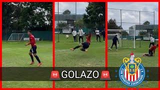 GOLAZO de Ángel Zaldívar en entrenamiento de Chivas | Chivas 2021 | Noticias Chivas Hoy