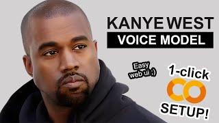 Kanye West AI Voice Model - RVC 1-CLICK Google Colab Setup