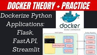 Docker Theory + Practice: Dockerize Python Apps with Flask, FastAPI, and Streamlit