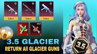 কন্ফার্ম গ্লেসিয়ার গান In 3.5 Update | Glacier M416 For Chance ? All Glacier In One Crate | PUBGM