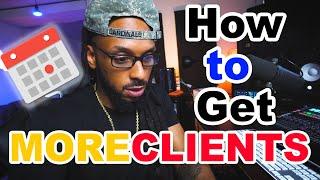 How to Get More Clients in Your Home Studio