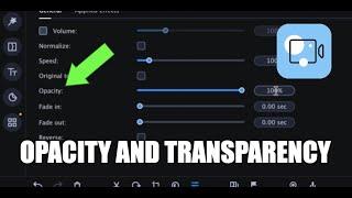 Opacity Slider / Transparent Video Overlays | Movavi Video Editor Plus (2022)