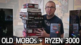 Does Ryzen 3000 REALLY Work on Old Motherboards? Testing B350, X370, B450 and X470