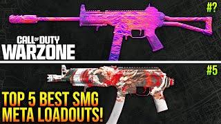 WARZONE: New SMG META! Top 5 BEST SMG LOADOUTS After Update! (WARZONE Best Setups)