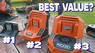 Ridgid Battery Chargers Showdown: Turbo vs. Rapid vs. Standard