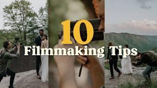 Top 10 Essential Filmmaking Tips for Wedding Videographers