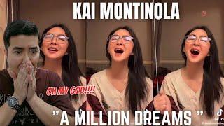 [REACTION] PBB GEN11 KAI MONTINOLA ''A Million Dreams'' Raw Cover