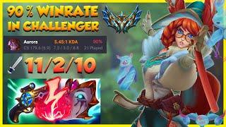 How I have a 90% winrate in CHALLENGER with Aurora! | Challenger Mid | Erick Dota