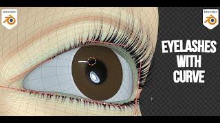 Blender 2.93 How To Create Eyelashes With Particles and Curve