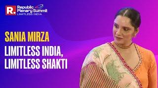 Sania Mirza at Republic Plenary Summit 2025 | Limitless India, Limitless Shakti