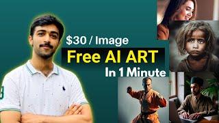 Free Ai Art Image Generator to Earn Daily from Fiverr Ai Gig (Midjourney Alternative)