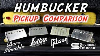 Humbucker Pickup Comparison | Bare Knuckle/Lollar/Gibson/Seymour Duncan | PAF style | Shootout