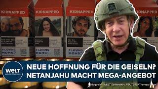 ISRAEL: Neue Hoffnung für Geiseln in Gaza? Netanjahu macht Hamas-Terroristen Hammer-Angebot