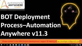 Automation Anywhere Bot Deployment Process | BOT Deployment in Automation Anywhere