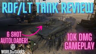 RDF/LT Tank Review With 10k dmg Gameplay. World of Tanks Console