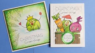 EASY FUN PLAYFUL CARDS. STAMPS BY HOBBY ART