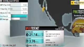 WiFi Speed Test 802.11n vs 802.11g (Linksys Wireless-N Router)