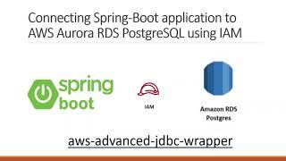 Spring boot connectivity to AWS RDS PostgreSQL using IAM | AWS Advanced JDBC Wrapper