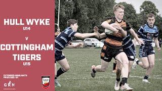 END TO END ACTION | HULL WYKE U14 V COTTINGHAM TIGERS U15