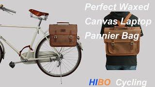 waxed canvas bicycle satchel - HIBO- Bike Bags OEM and wholesale supplier in China