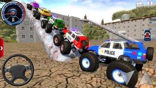 Juegos De Carros Police Monster Truck Impossible Driver Car Extreme Racing For Android Mud Gameplay