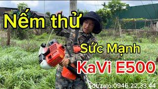 Máy cắt cỏ KaVi E 500 nòng 45ly giá quá ok cho phân khúc nòng lớn.