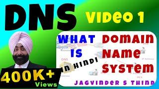 DNS - डोमेन नाम सिस्टम - हिंदी में डीएनएस - वीडियो 1