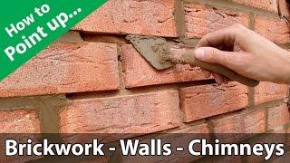 How to Point a Brickwork Wall or Repoint a Chimney