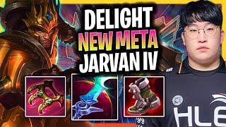 DELIGHT TRIES NEW META JARVAN IV! | HLE Delight Plays Jarvan IV Support vs Karma!  Season 2024