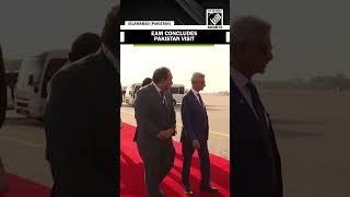 EAM Dr S Jaishankar emplanes for India as SCO Summit concludes in Pakistan