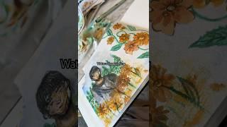 Watercolor painting #watercolordrawing #art #viralvideo #artist