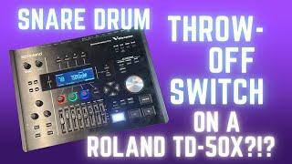 Roland TD-50X: How to quickly turn the snares off!