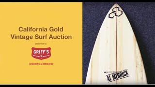 Vintage Surf Auction Shaun Tomson Al Merrick Balsa Gun