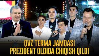 QVZ 2022 | QVZ terma jamoasi Prezident oldida chiqish qildi.