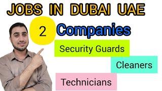 Security & Technicians Jobs in Dubai UAE walk in Interview Dubai / Foughty1